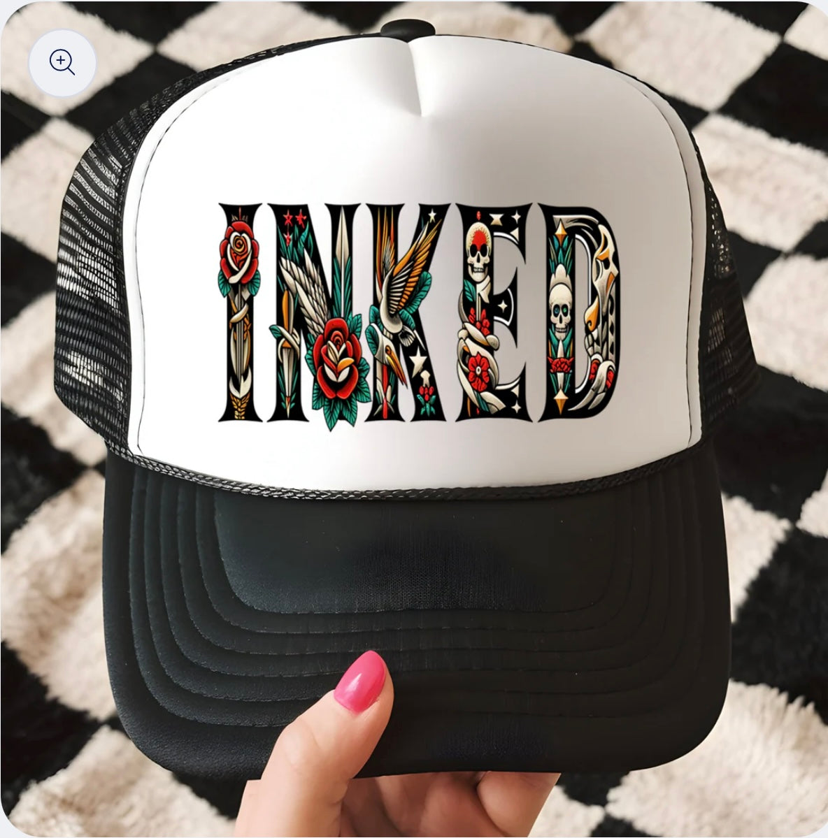 4. DTF Transfer Trucker Hat