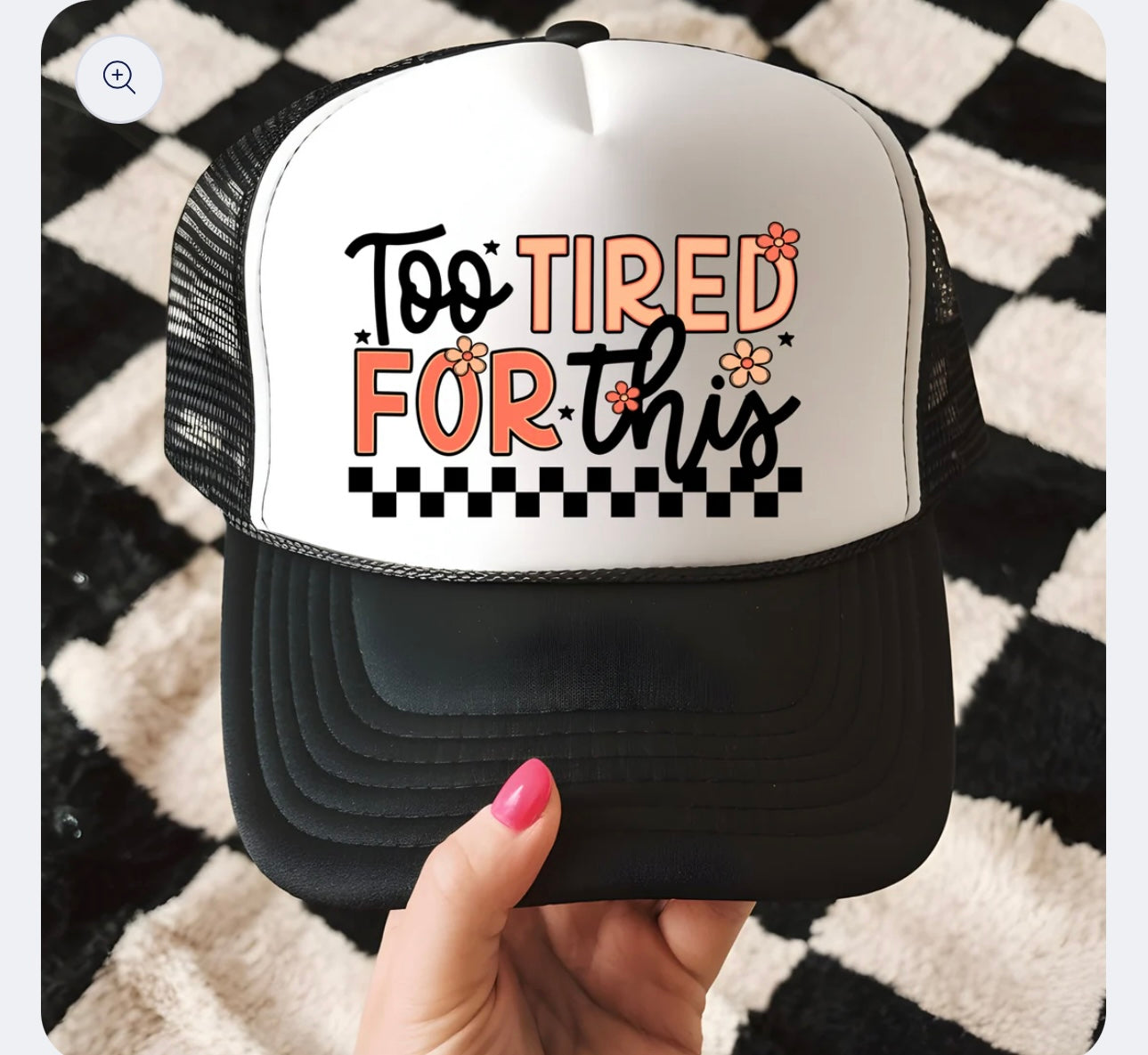 4. DTF Transfer Trucker Hat