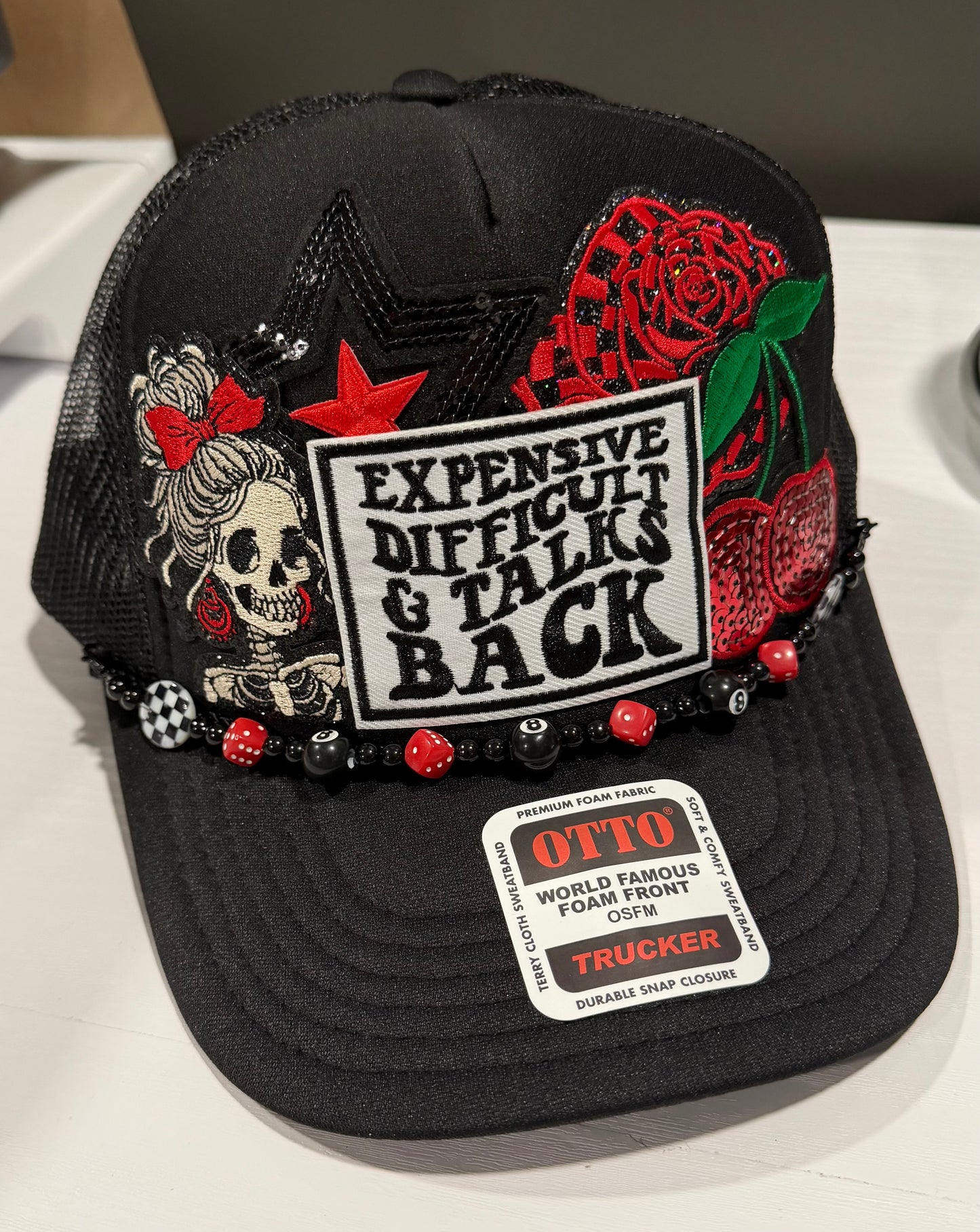 Expensive, Difficult & Talks Back Trucker Hat