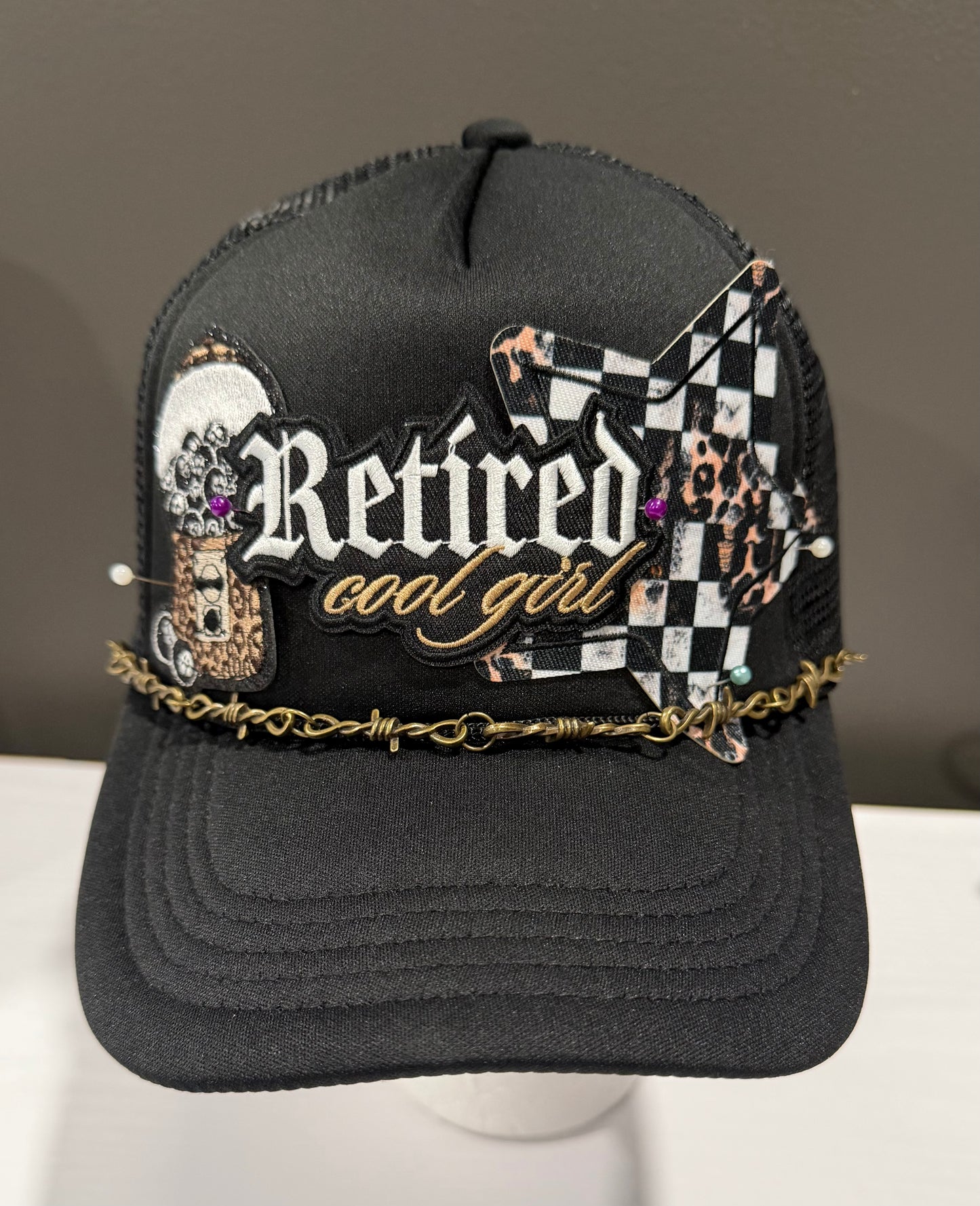 Retired Cool Girl Trucker Hat