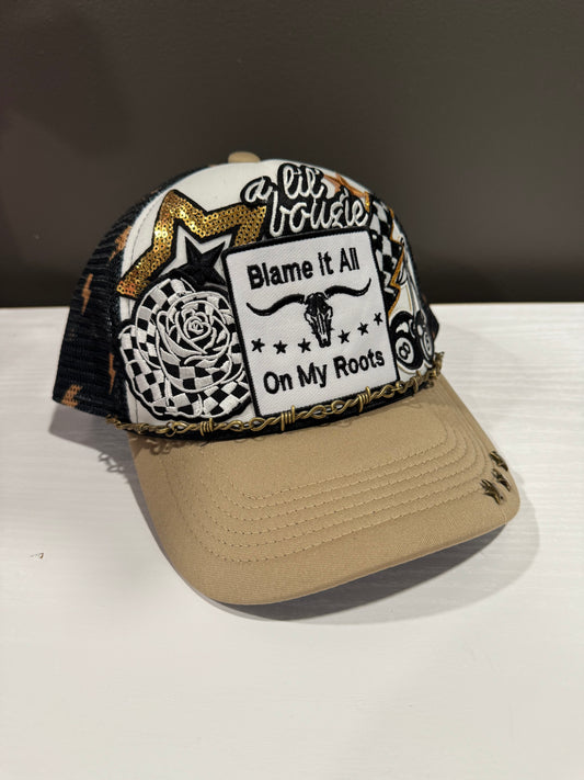 Blame It All On My Roots Trucker Hat