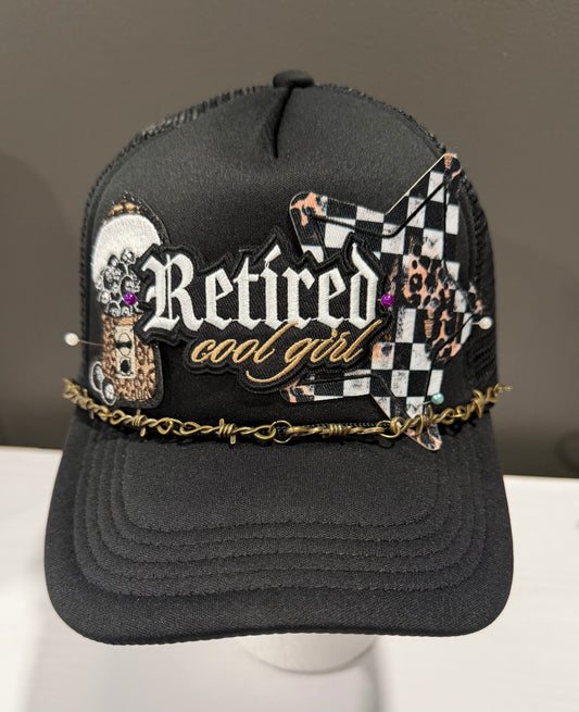 Retired Cool Girl Trucker Hat