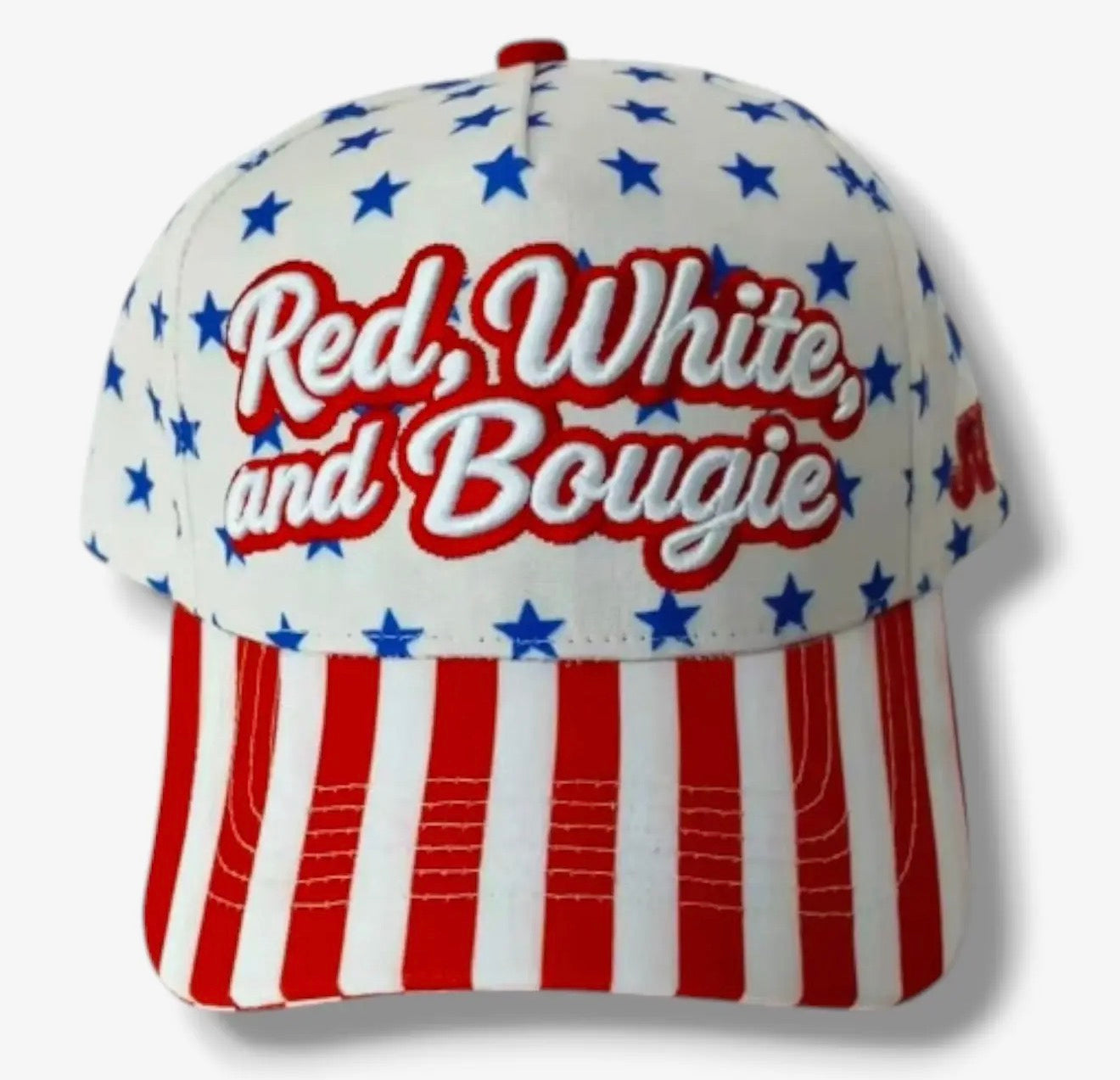 Red, White & Bougie - Embroidered Hat