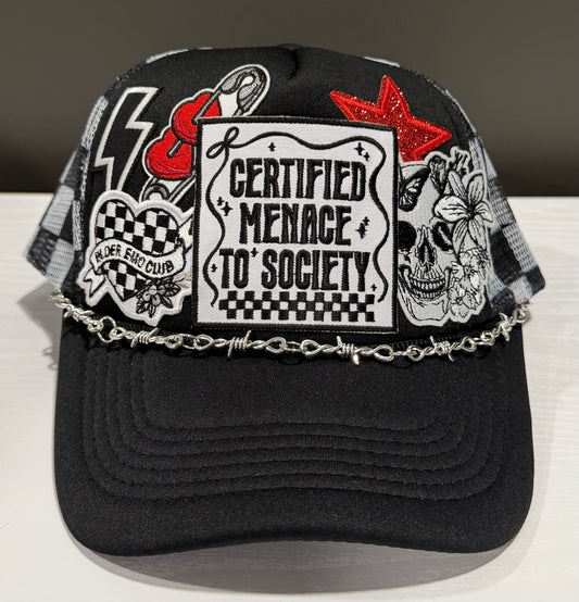 Certified Menace To Society Trucker Hat