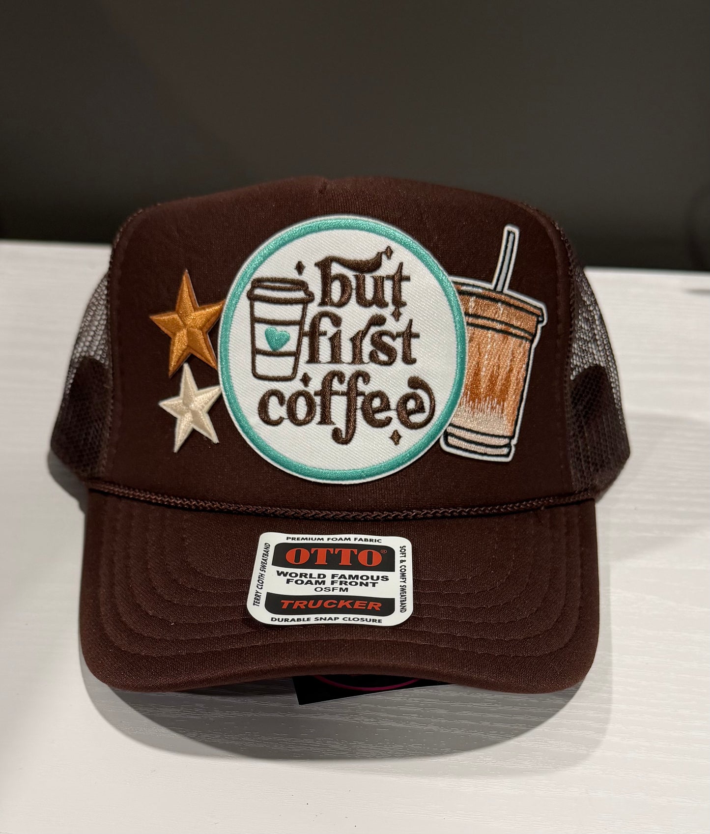 But first, coffee Trucker Hat
