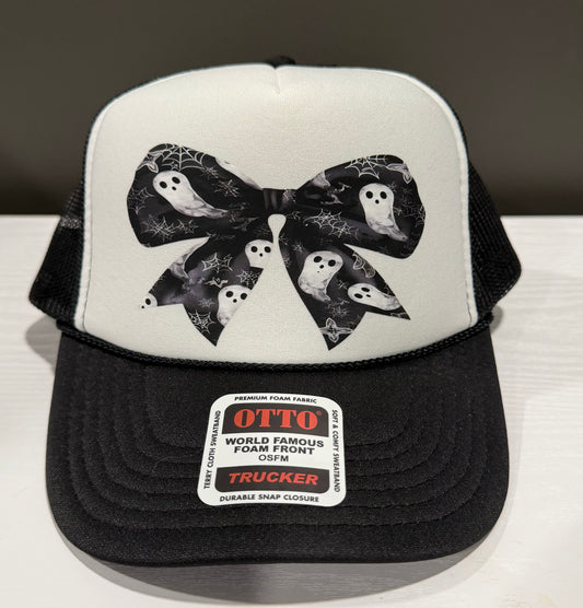Ghost Bow Trucker Hat