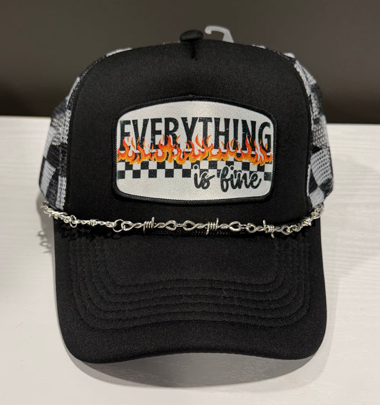 Everything Is Fine Trucker Hat