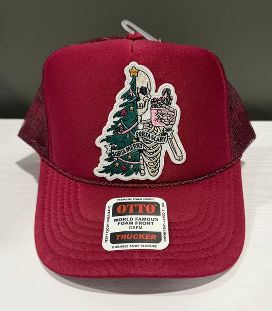 Sorta Merry, Sorta Scary Trucker Hat