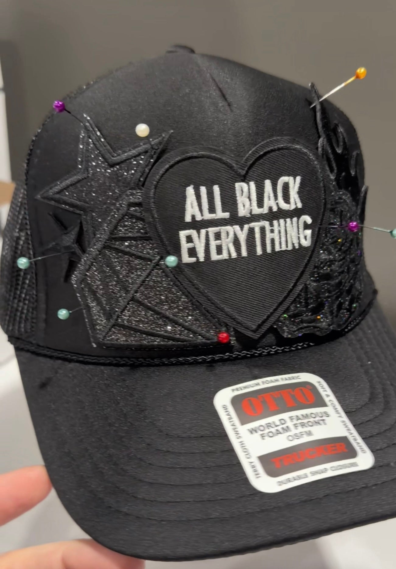 All Black Everything Trucker Hat