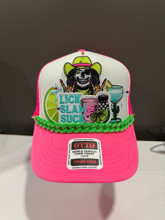 Lick. Slam. Suck. Trucker Hat