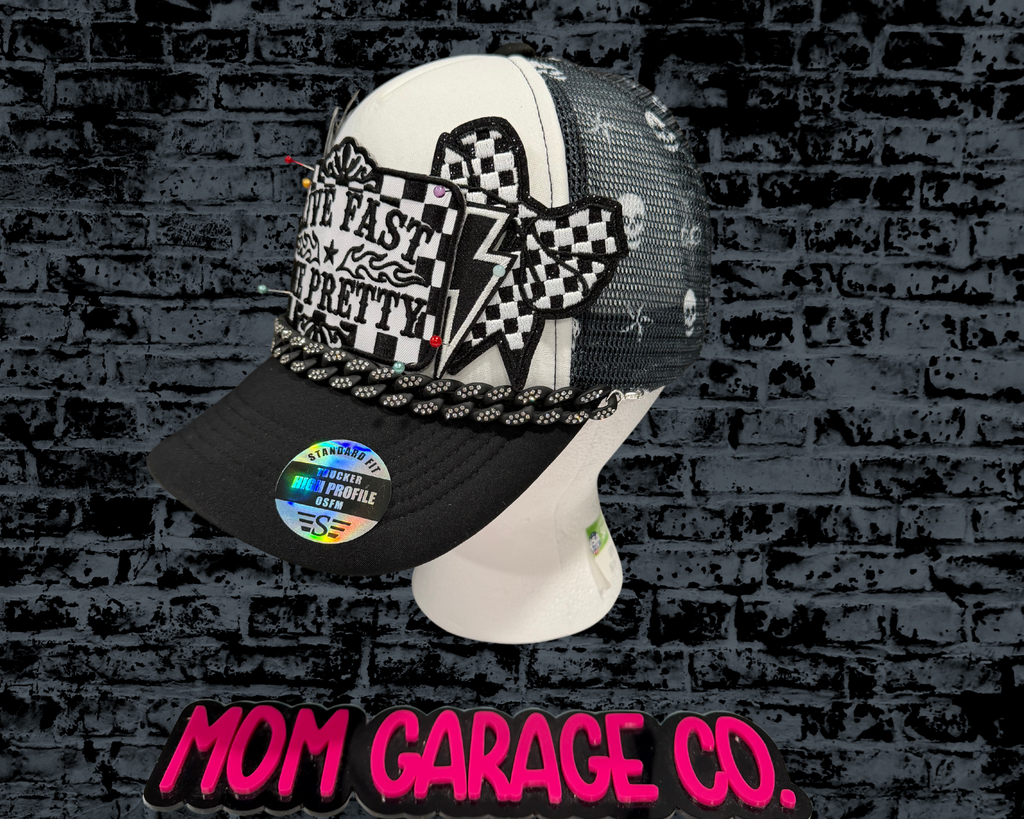 Live Fast Skull Hat
