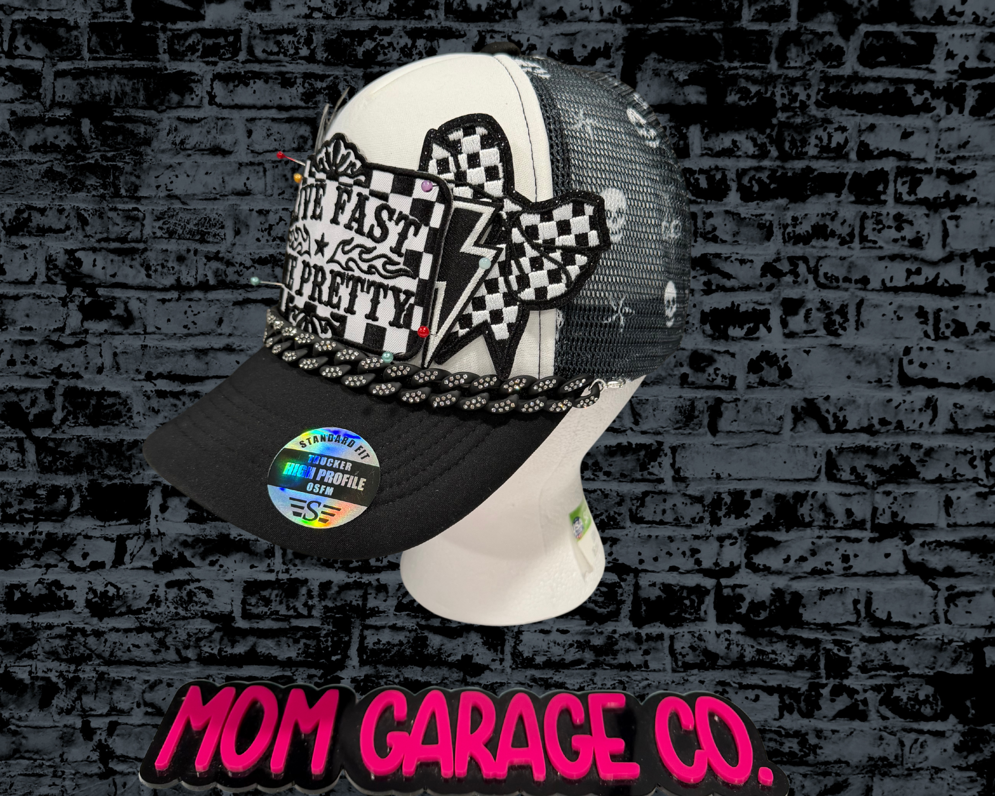 Live Fast Skull Hat
