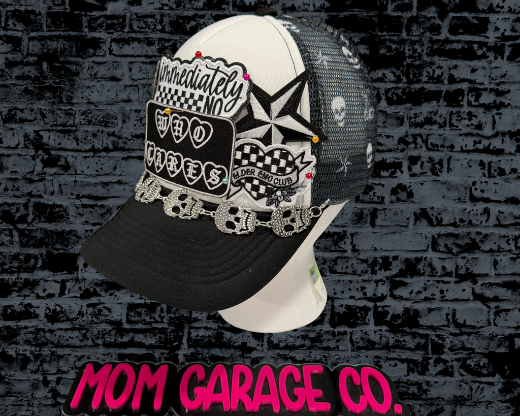 Who Cares Skull Hat