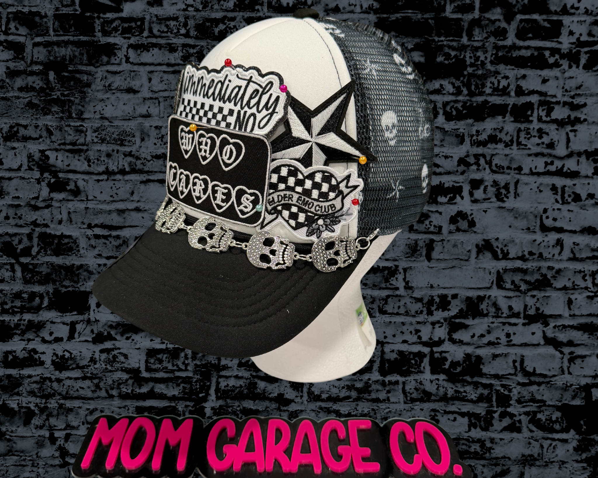 Who Cares Skull Hat