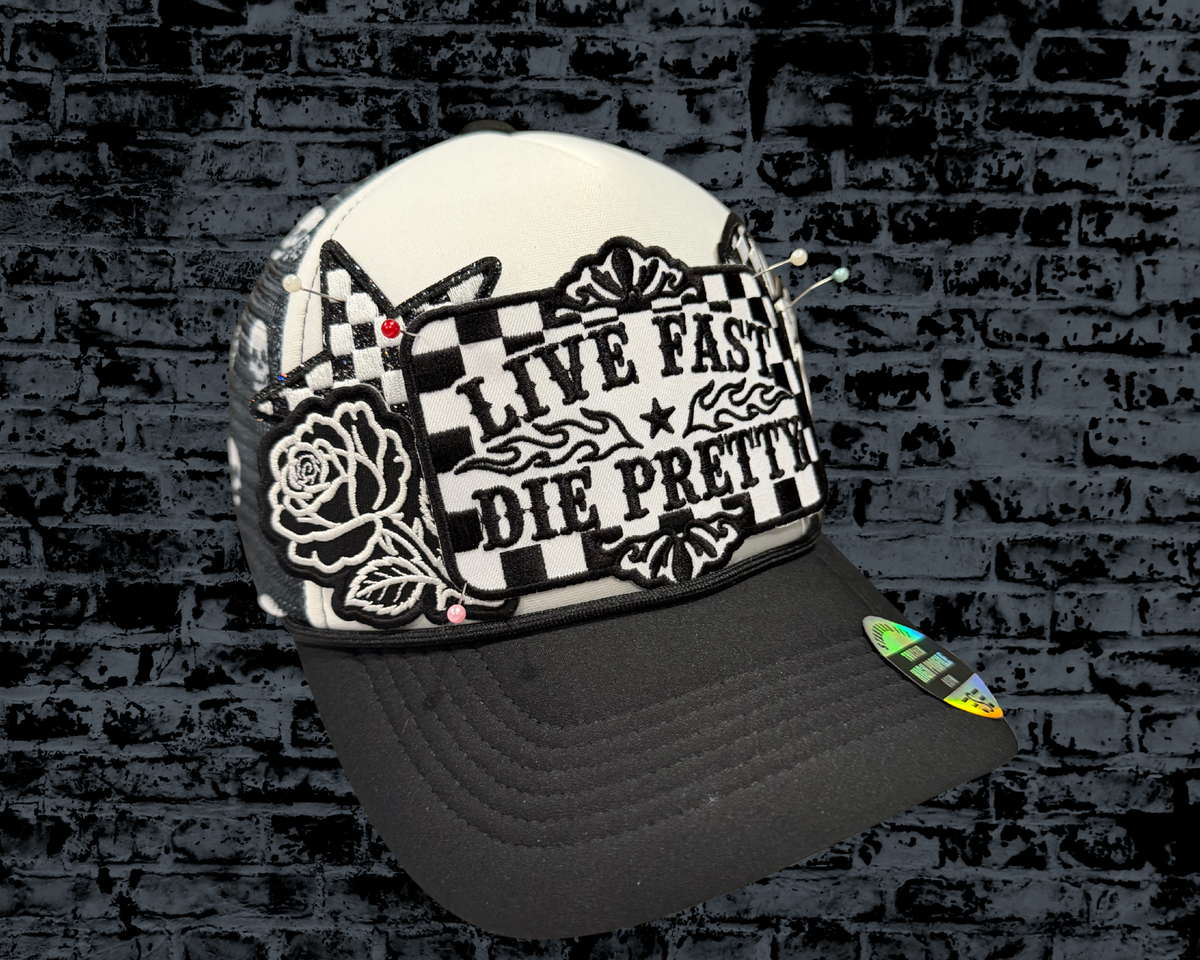 Live Fast Skull Hat